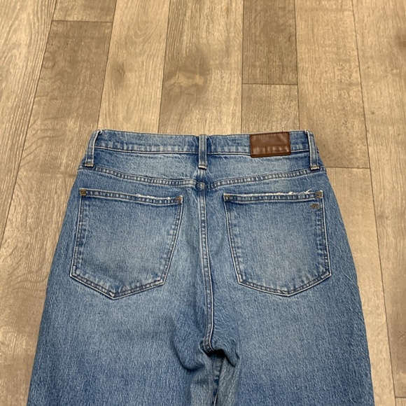 Womens Madewell Classic Straight High Rise‎ Denim Jeans - Picture 7 of 7